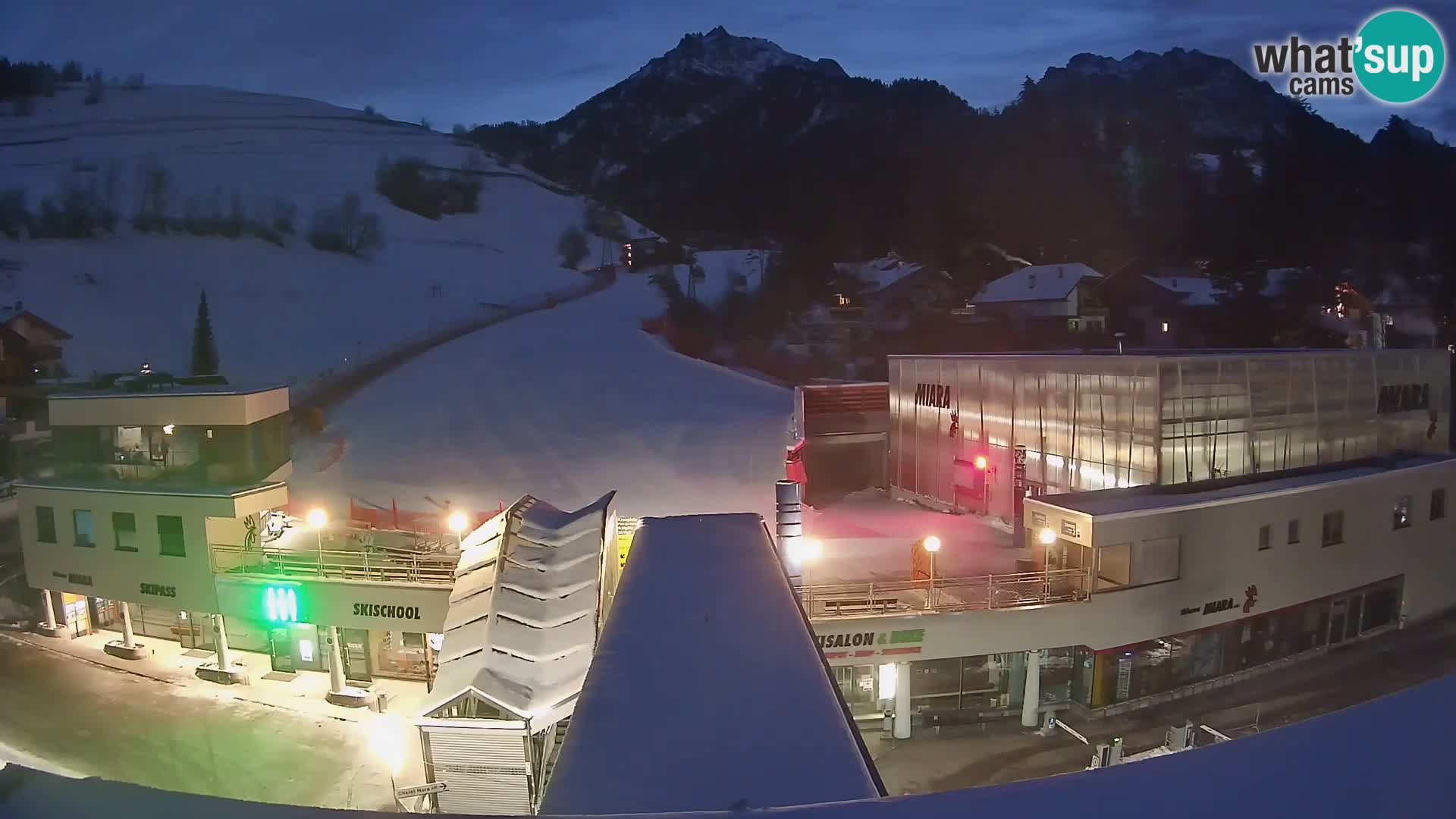 Kronplatz spletna kamera Miara spodnja postaja