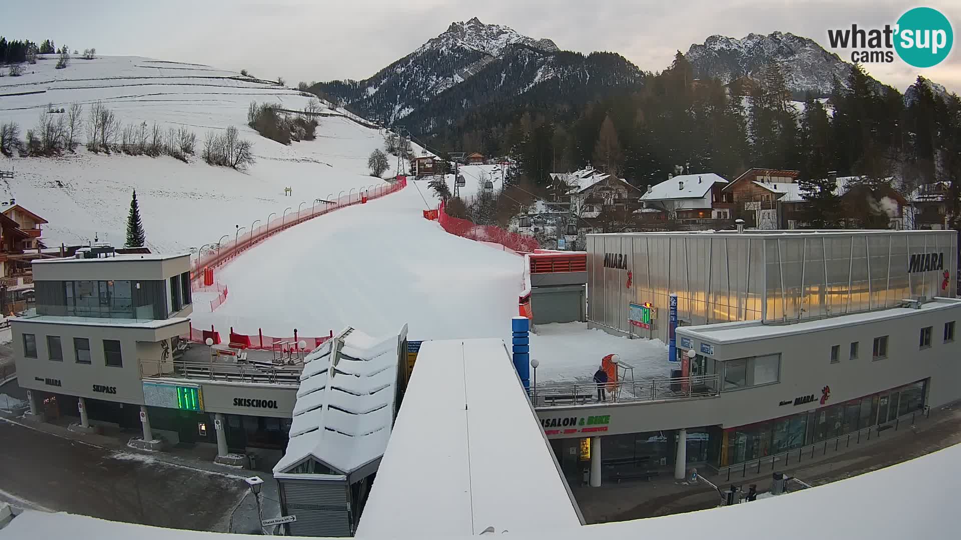 Kronplatz spletna kamera Miara spodnja postaja