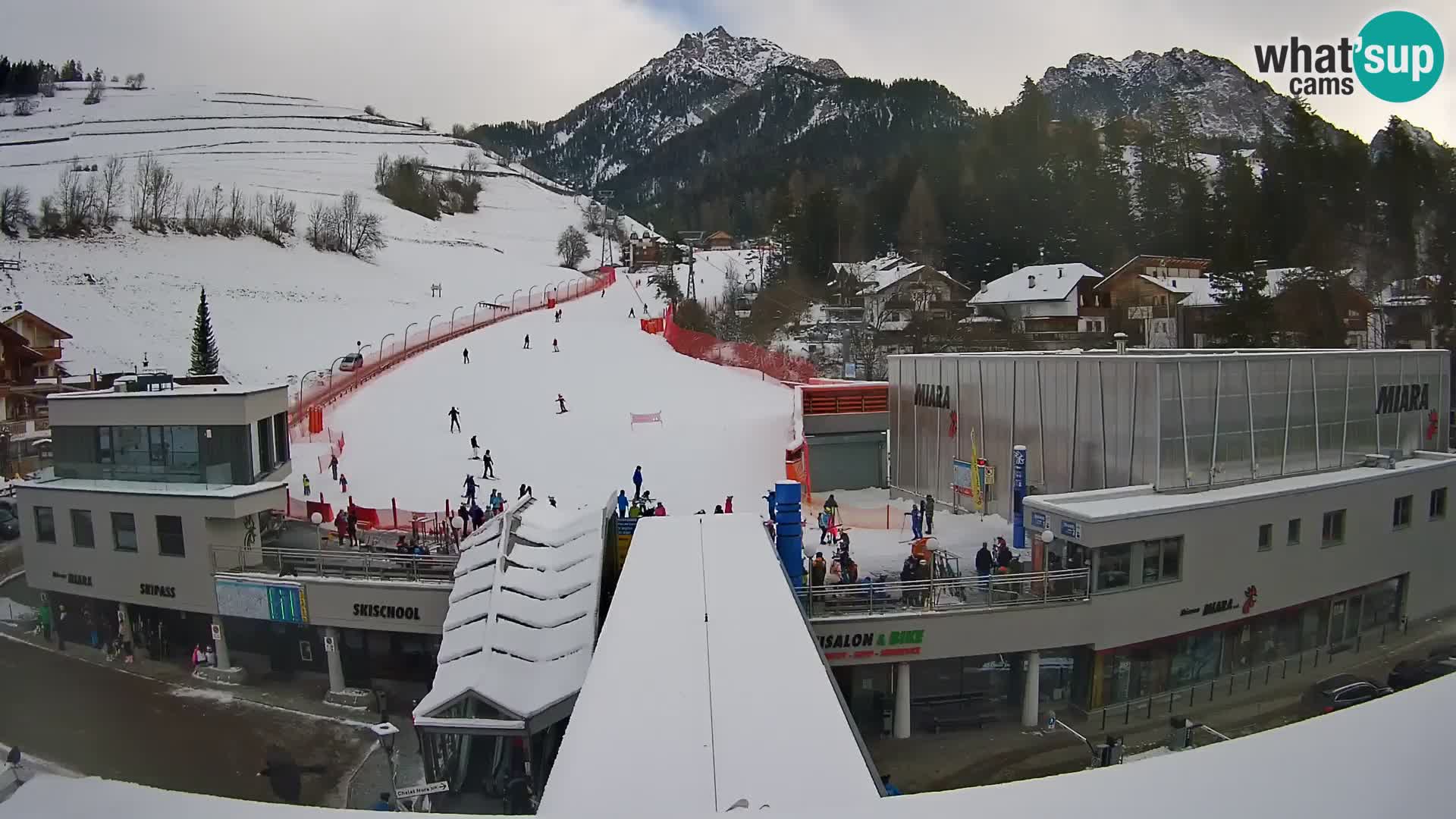 Kronplatz spletna kamera Miara spodnja postaja