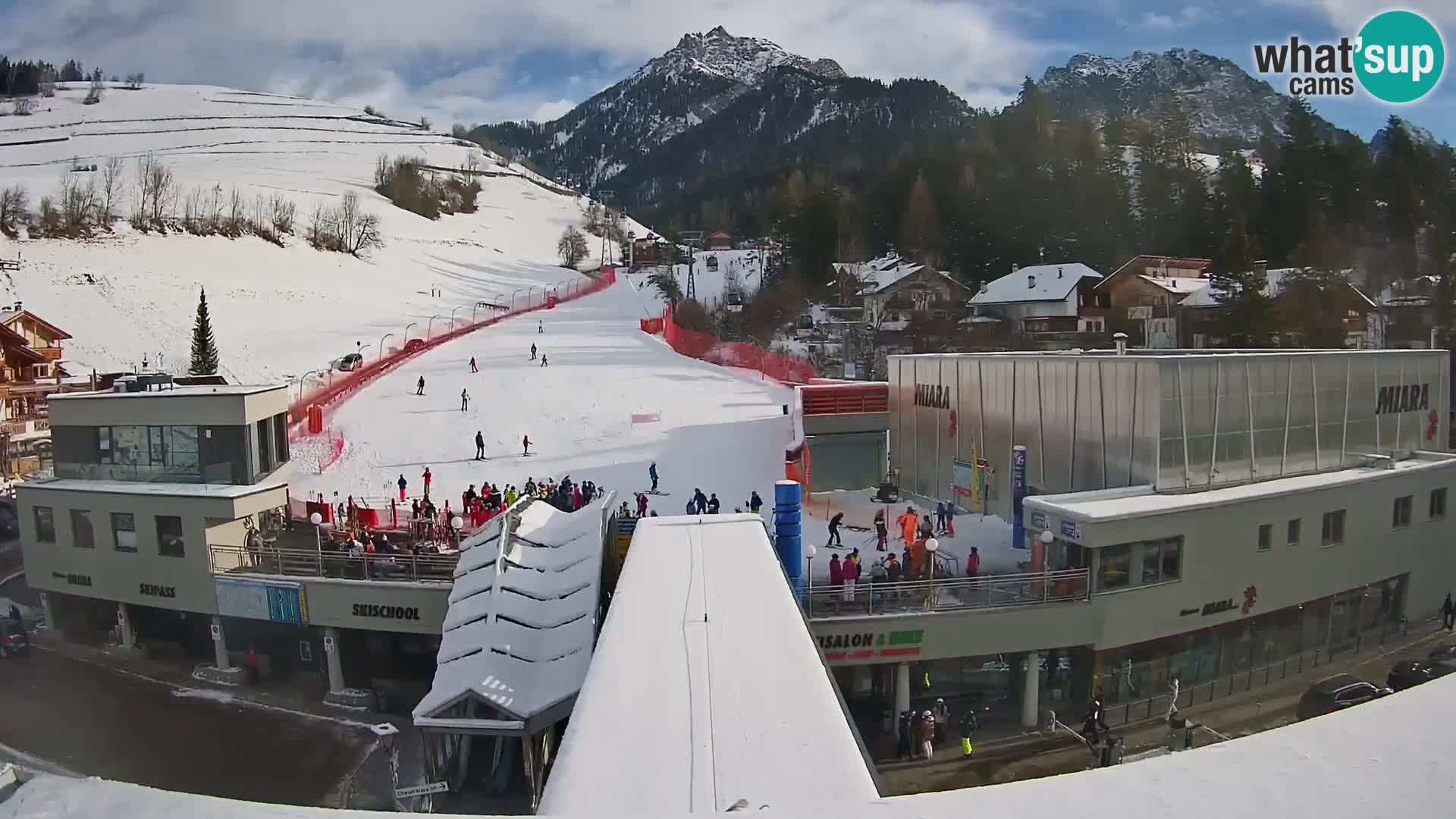 Plan de Corones Kronplatz Miara webcam en vivo – estación de valle