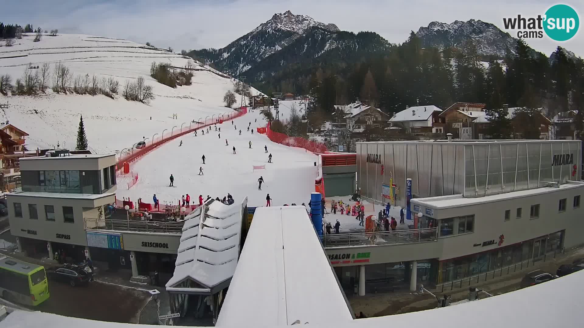 Plan de Corones Kronplatz Miara webcam en vivo – estación de valle