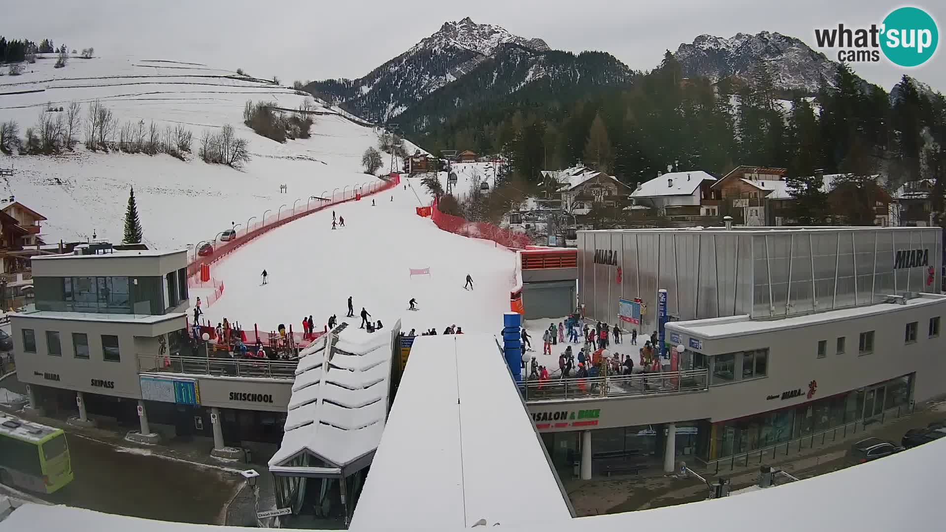 Plan de Corones Kronplatz Miara webcam en vivo – estación de valle