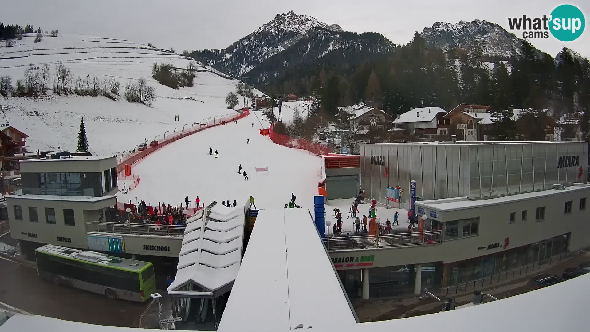 Plan de Corones Kronplatz Miara webcam en vivo – estación de valle