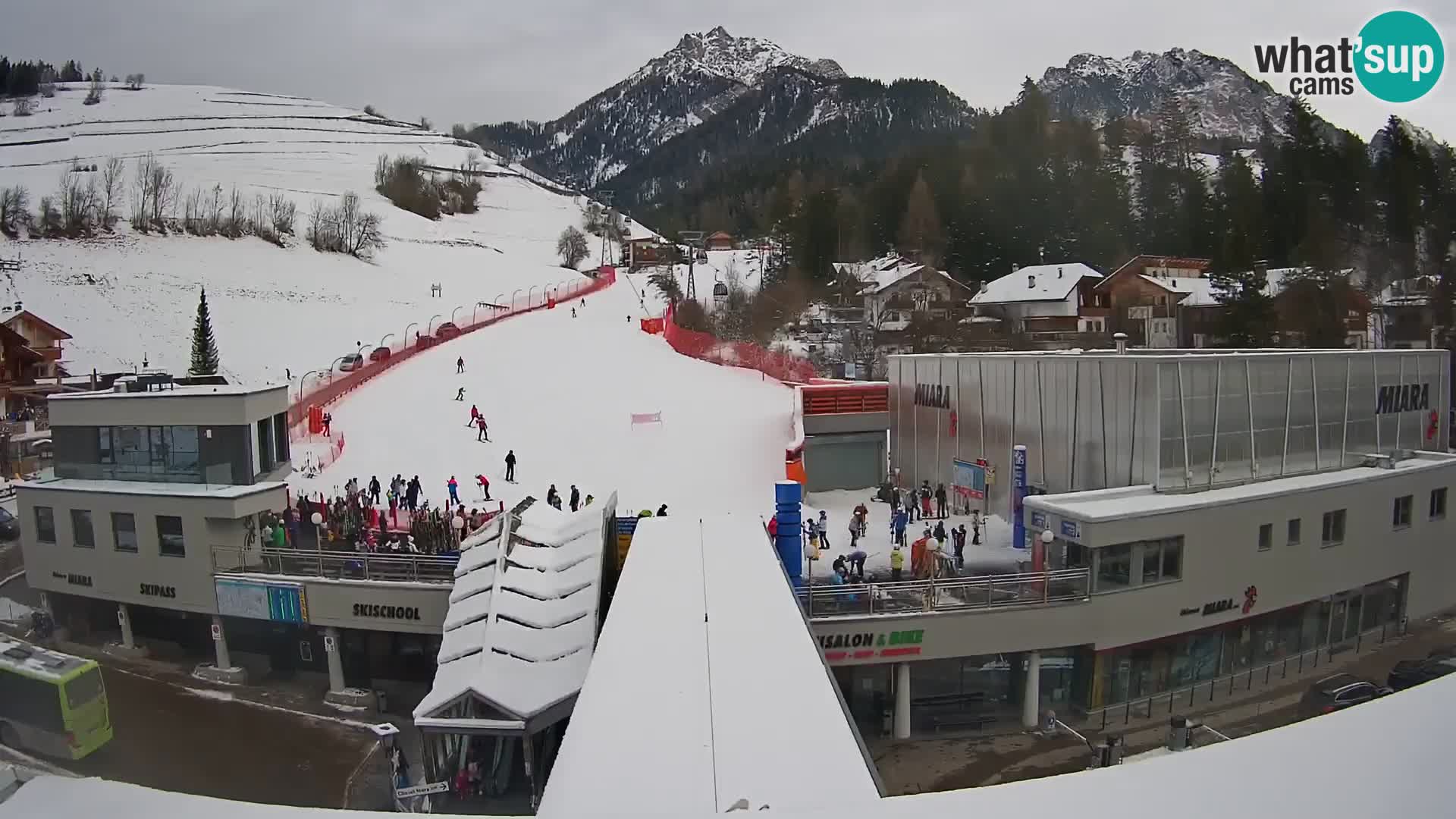 Plan de Corones Kronplatz Miara webcam en vivo – estación de valle