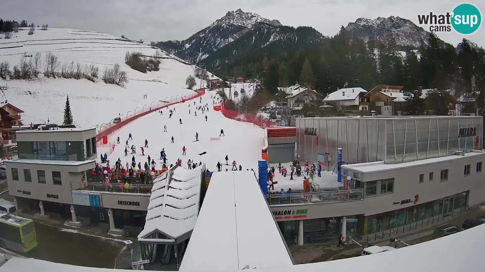 Plan de Corones Kronplatz Miara webcam en vivo – estación de valle