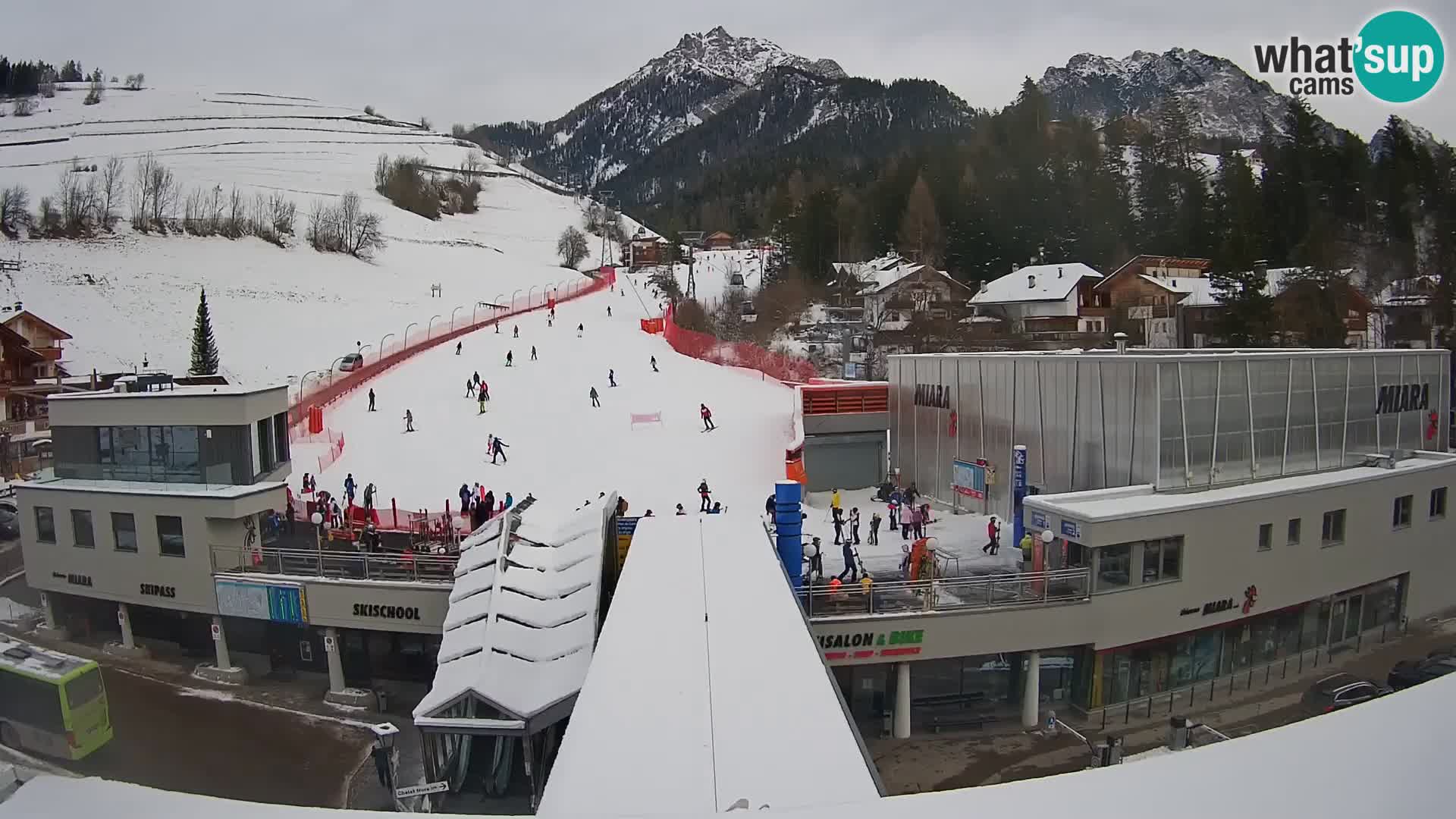 Kronplatz spletna kamera Miara spodnja postaja