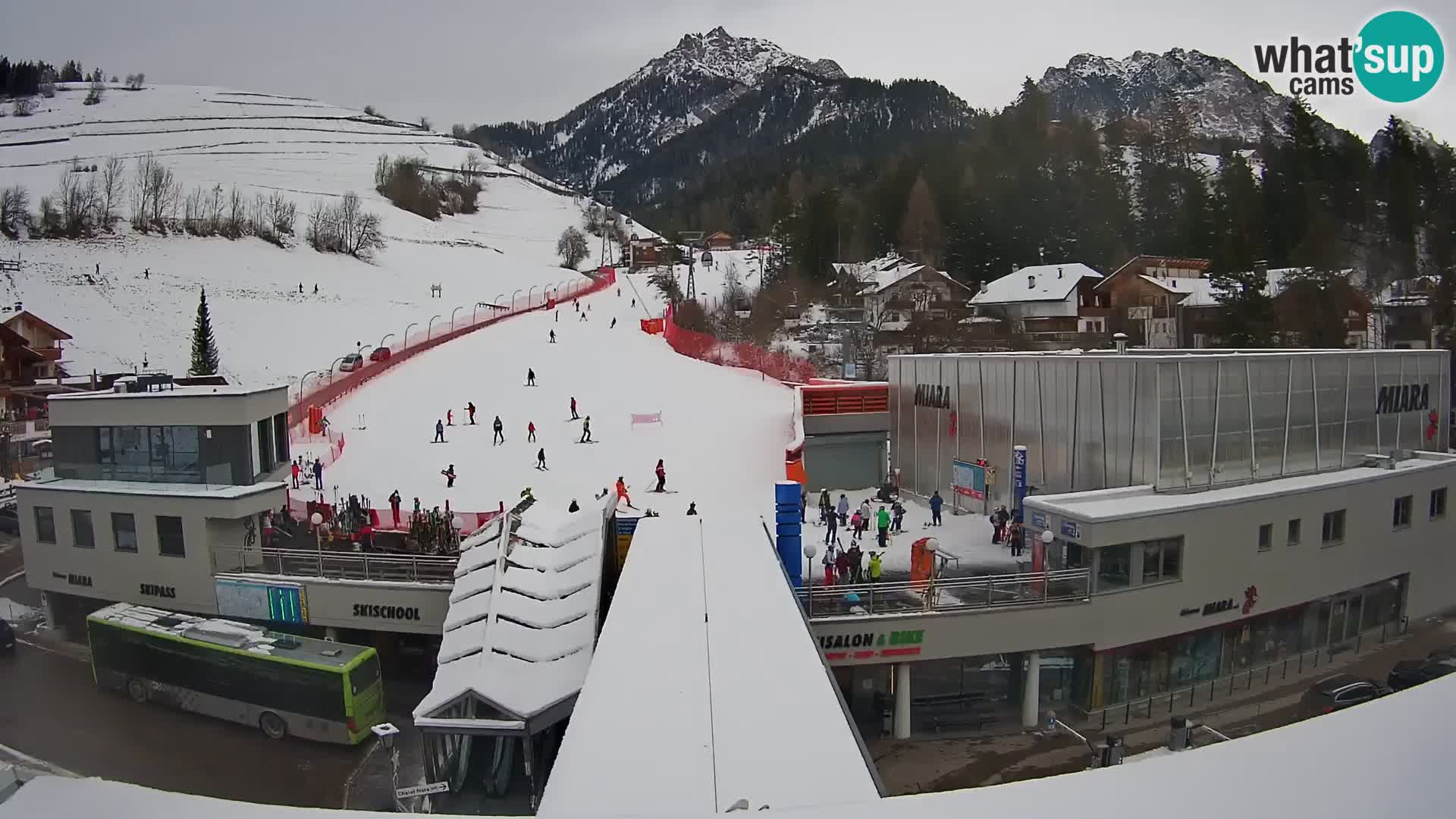 Plan de Corones Kronplatz Miara webcam en vivo – estación de valle