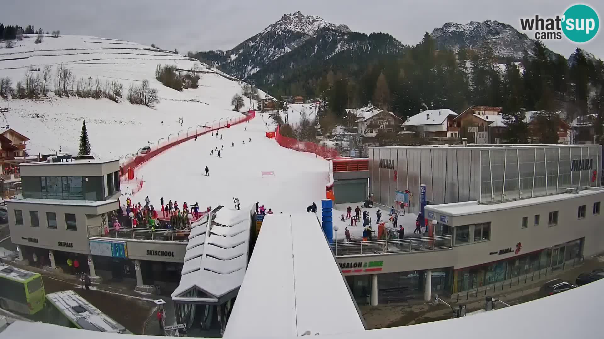 Plan de Corones Kronplatz Miara webcam en vivo – estación de valle