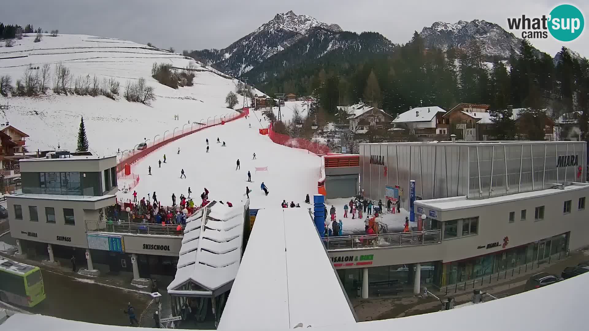 Plan de Corones Kronplatz Miara webcam en vivo – estación de valle