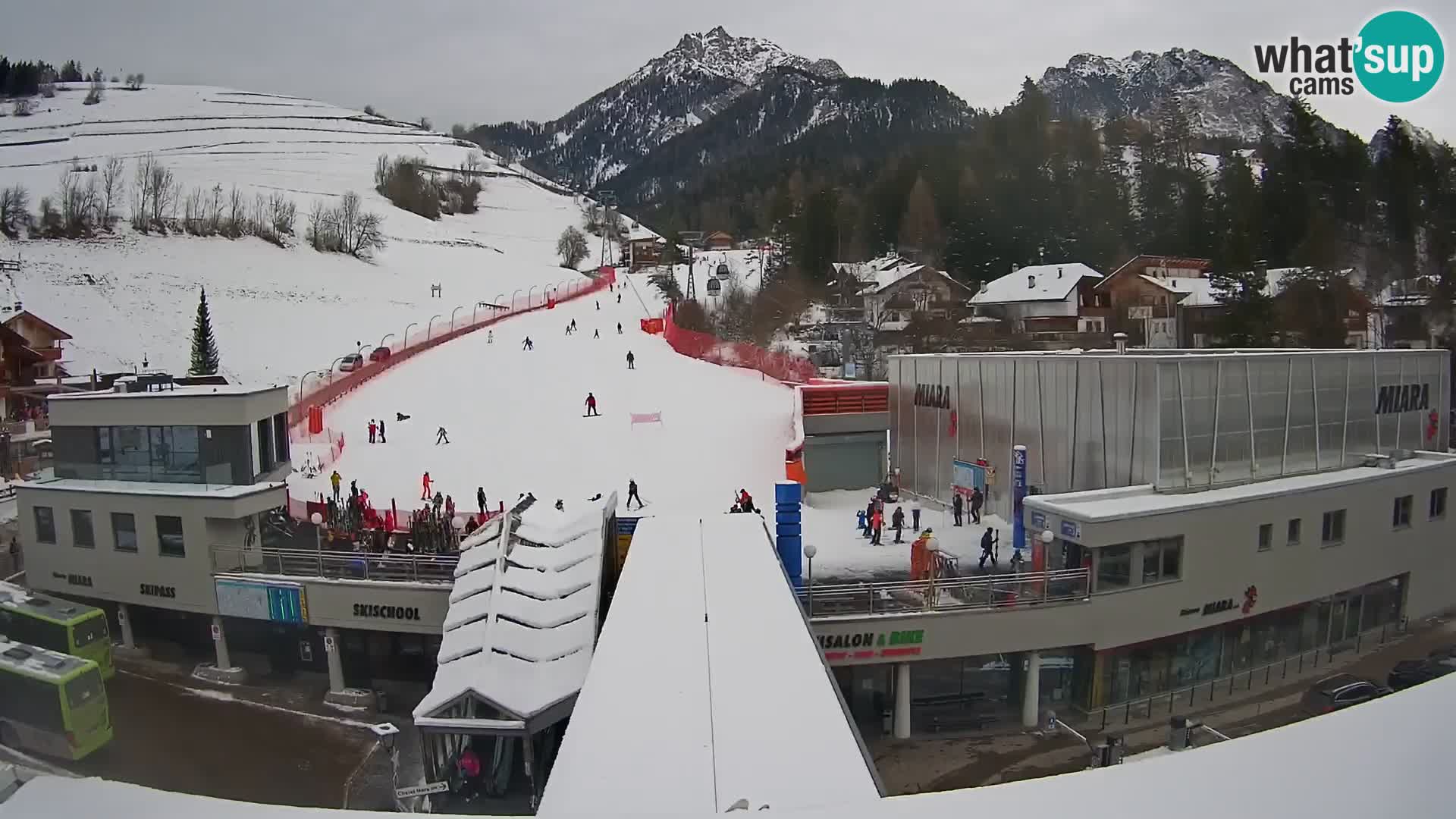 Plan de Corones Kronplatz Miara webcam en vivo – estación de valle