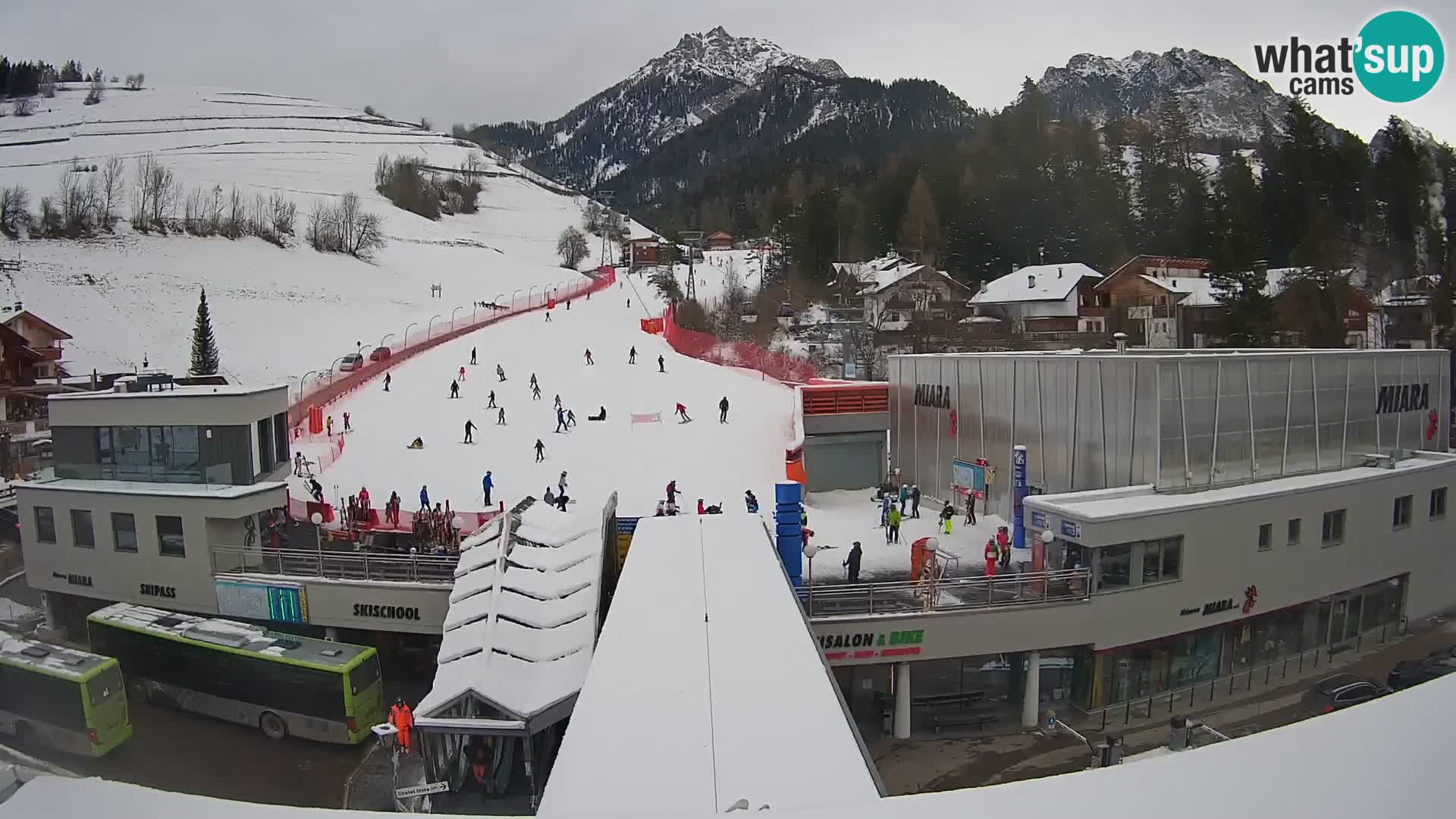 Plan de Corones Kronplatz Miara webcam en vivo – estación de valle