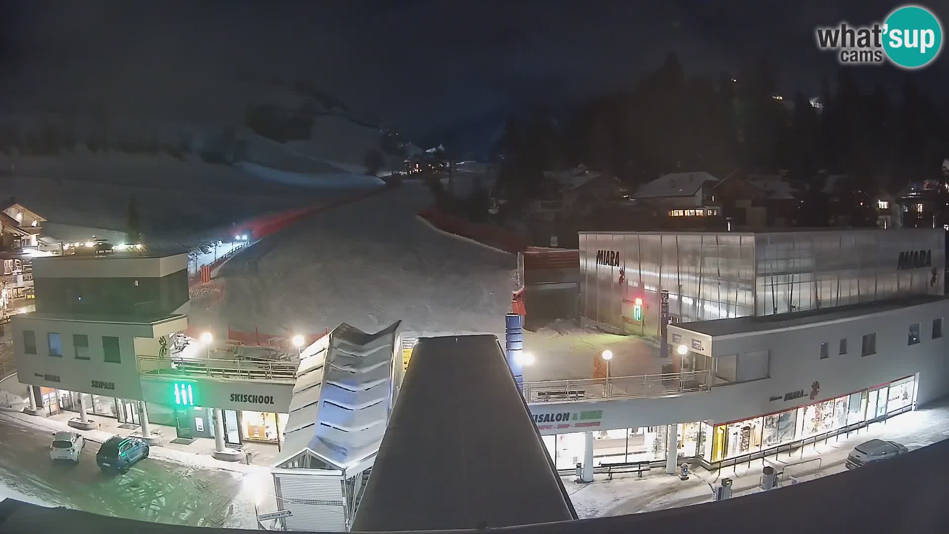 Kronplatz spletna kamera Miara spodnja postaja