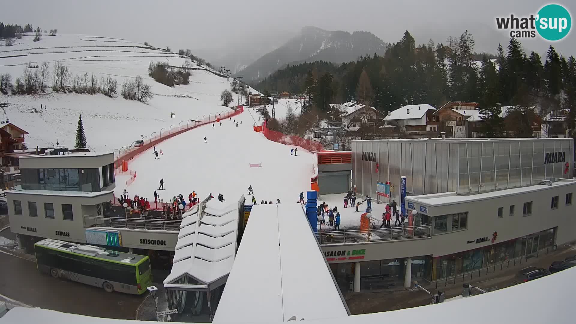 Plan de Corones Kronplatz Miara webcam en vivo – estación de valle