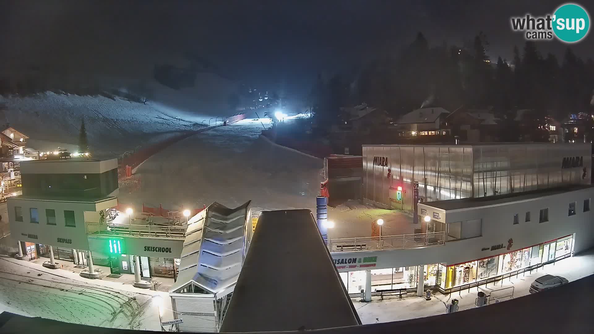 Plan de Corones Kronplatz Miara webcam en vivo – estación de valle