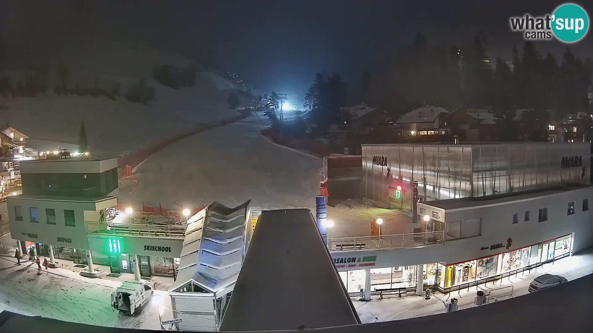 Plan de Corones Kronplatz Miara webcam en vivo – estación de valle