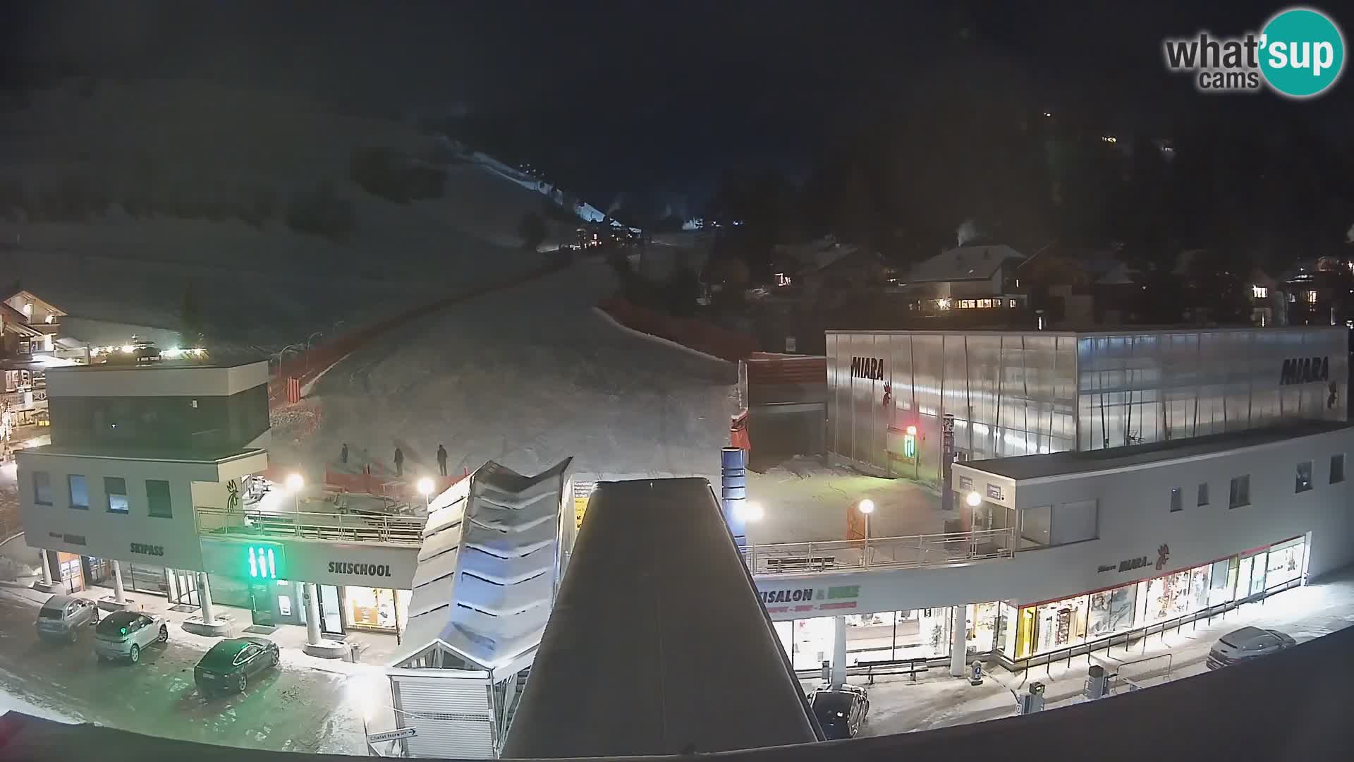 Kronplatz spletna kamera Miara spodnja postaja