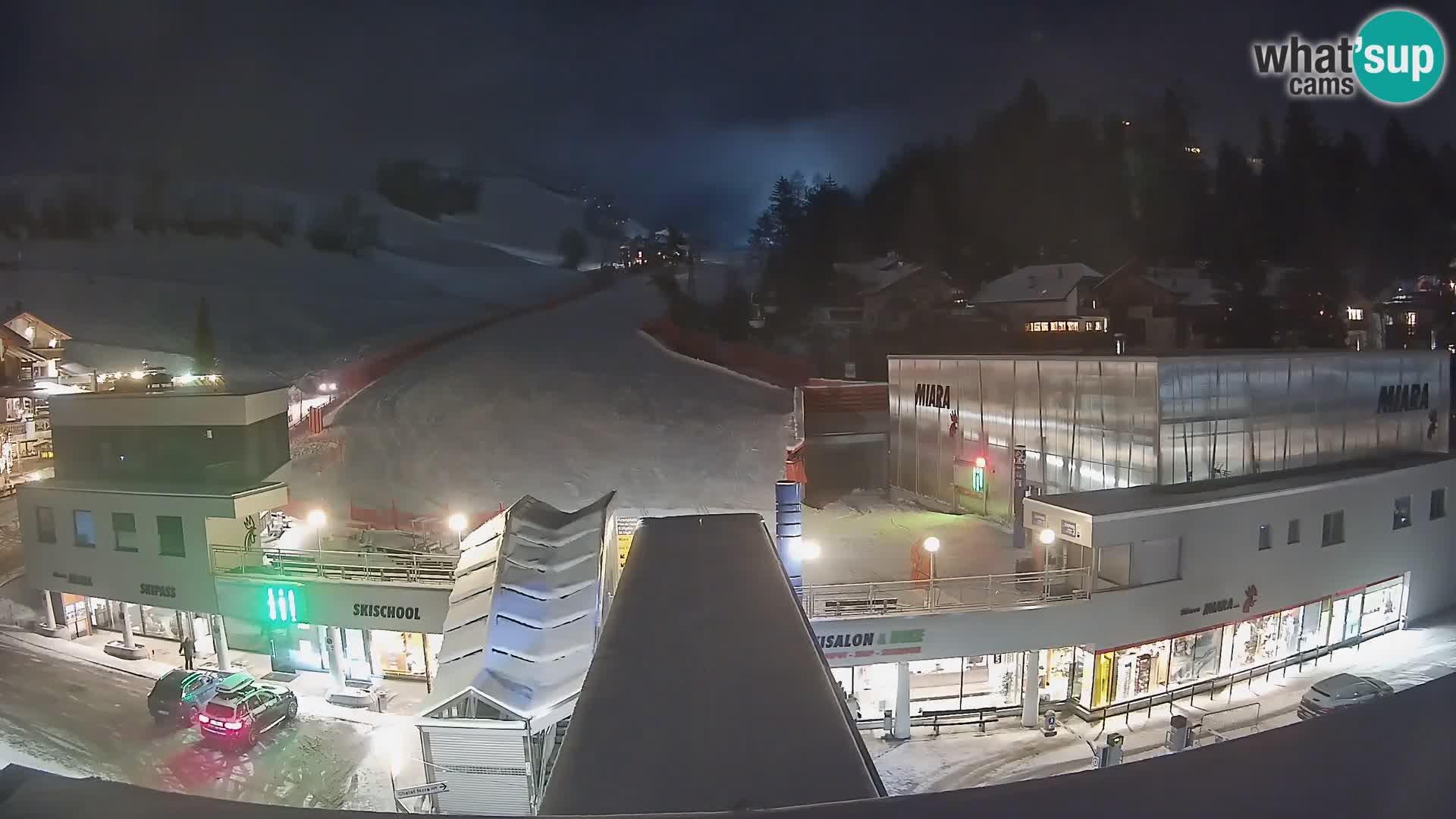 Plan de Corones Kronplatz Miara webcam en vivo – estación de valle