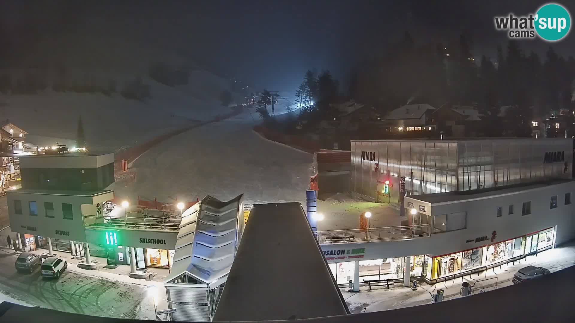 Plan de Corones Kronplatz Miara webcam en vivo – estación de valle