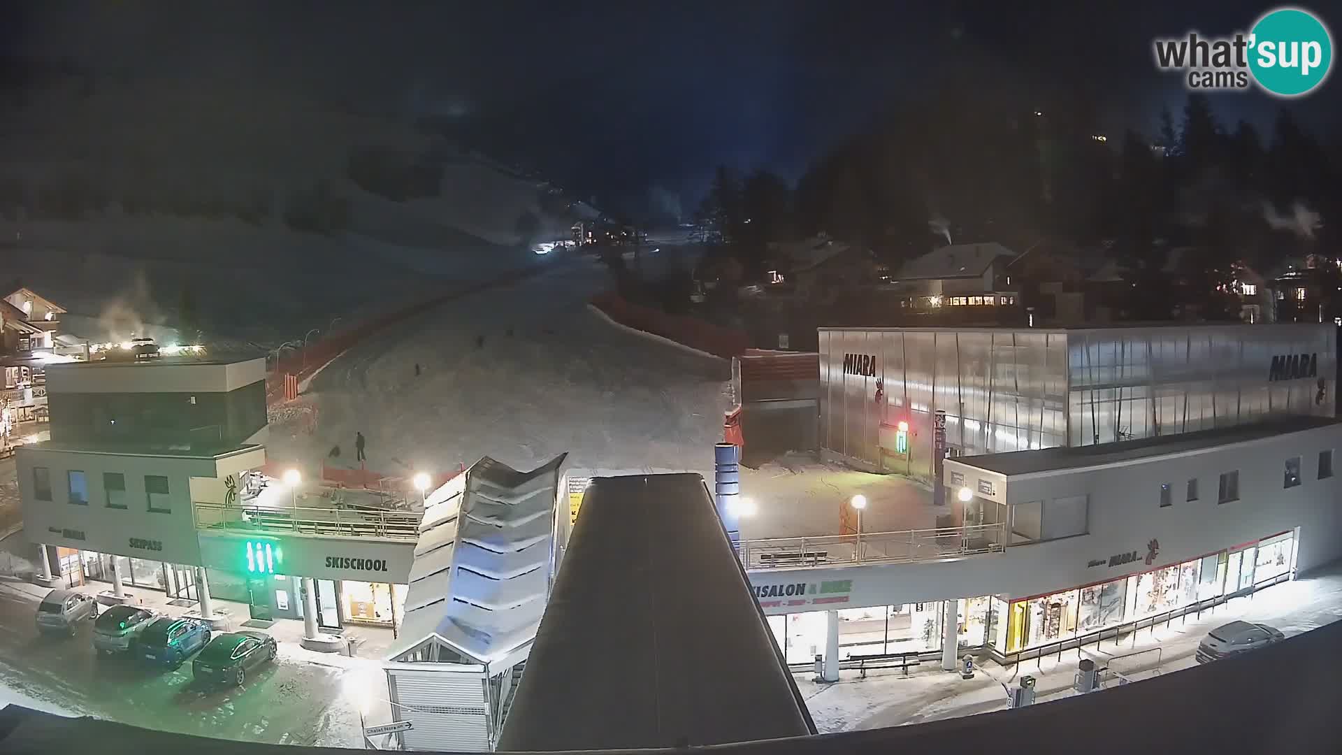 Plan de Corones Kronplatz Miara webcam en vivo – estación de valle