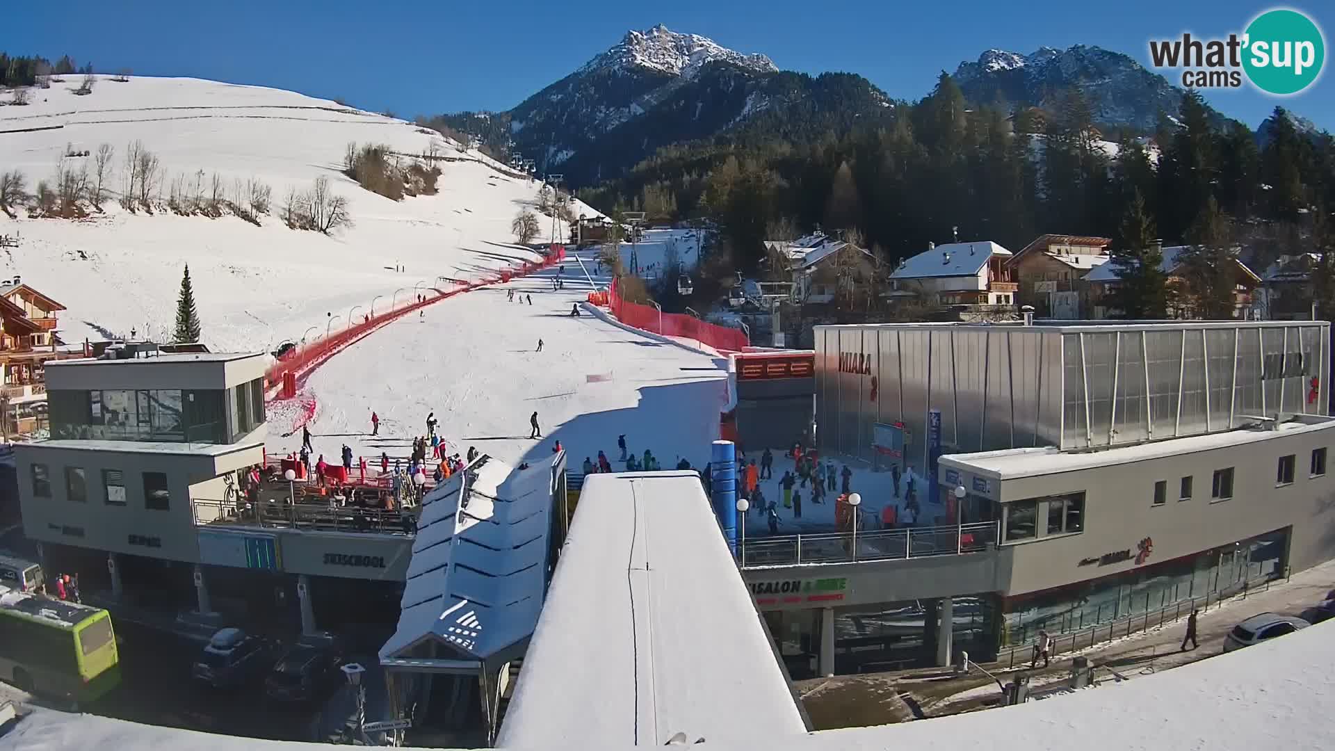 Plan de Corones Kronplatz Miara webcam en vivo – estación de valle