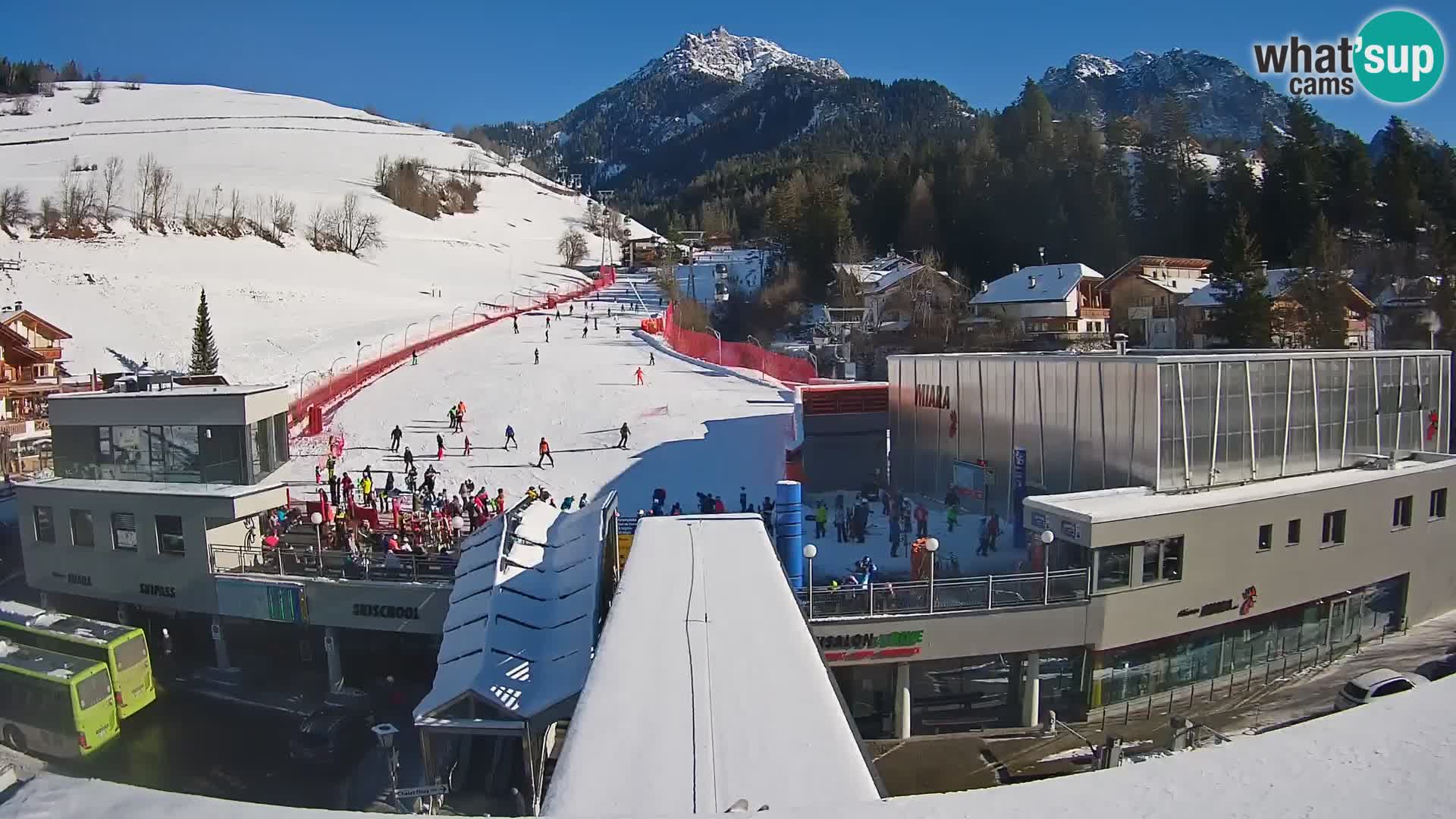 Kronplatz webcam Valley sation of Miara