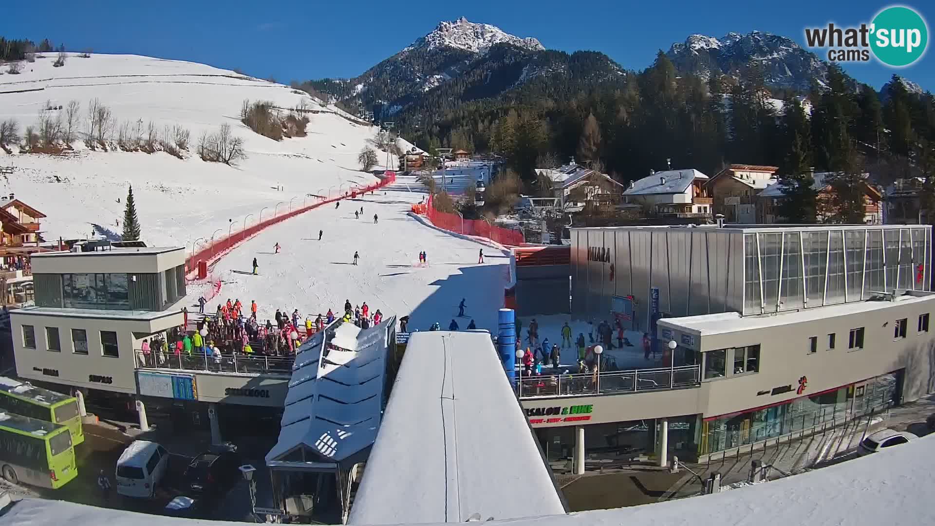 Kronplatz webcam Valley sation of Miara