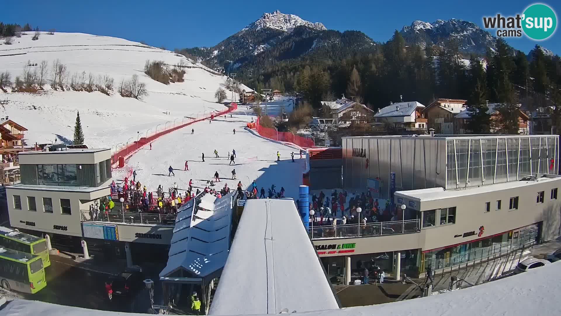 Plan de Corones Kronplatz Miara webcam en vivo – estación de valle