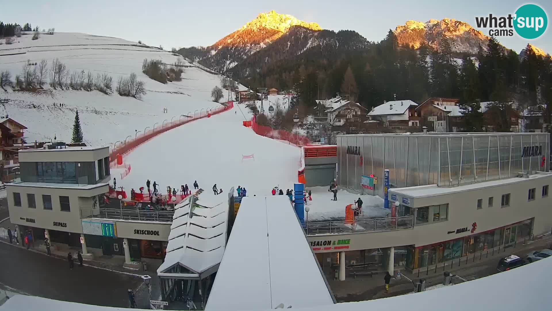 Plan de Corones Kronplatz Miara webcam en vivo – estación de valle