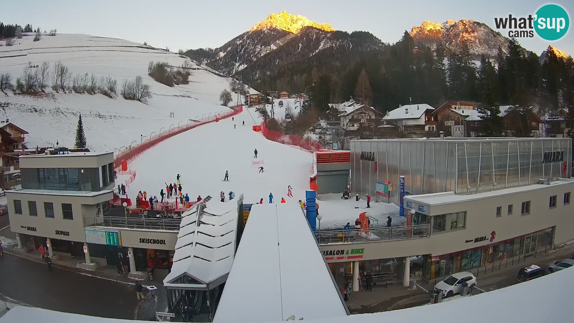 Plan de Corones Kronplatz Miara webcam en vivo – estación de valle