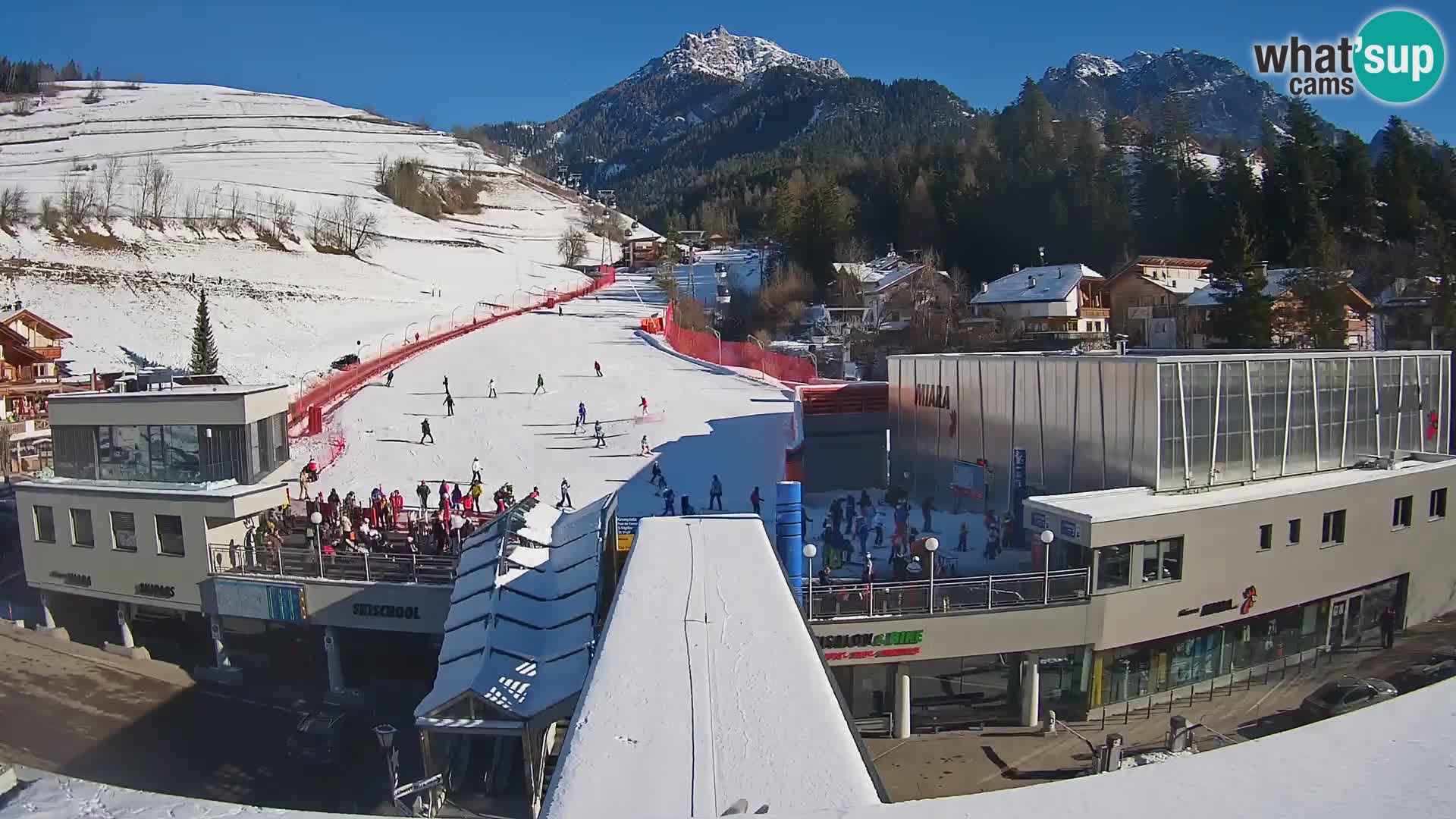 Plan de Corones Kronplatz Miara webcam en vivo – estación de valle