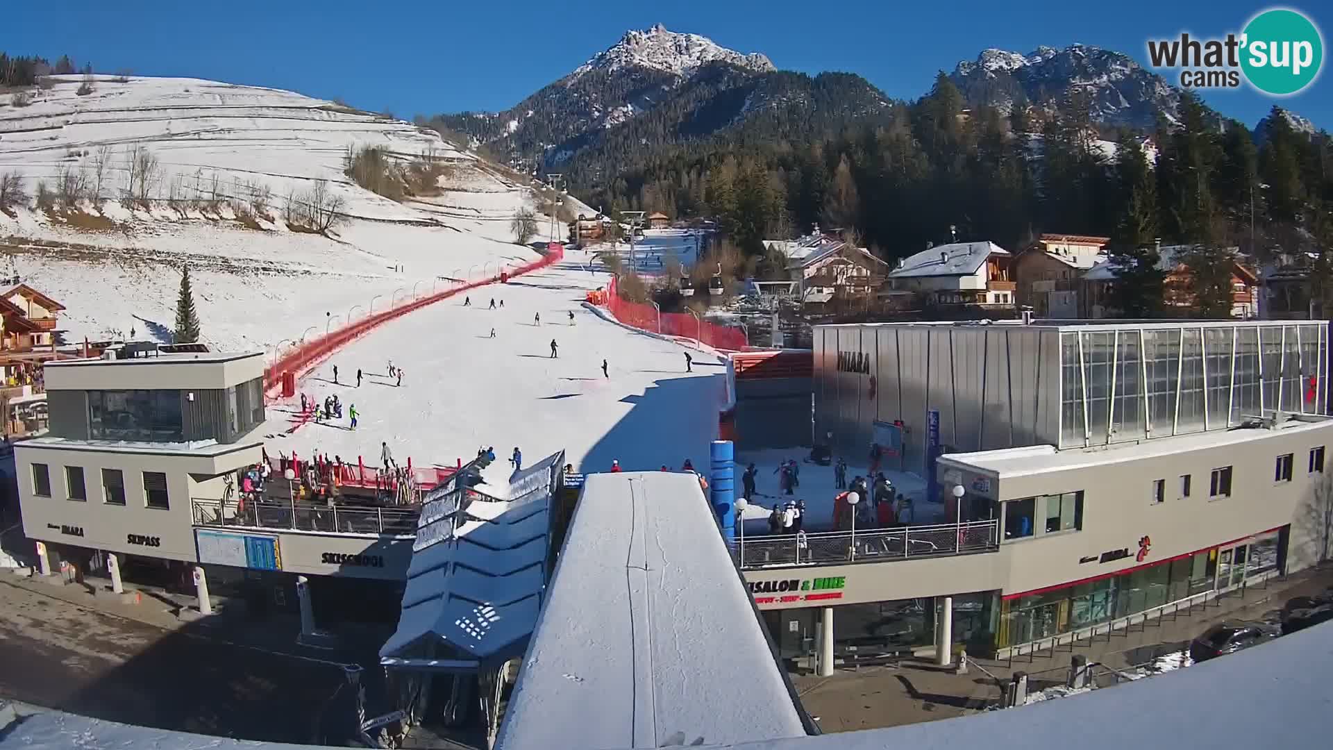 Plan de Corones Kronplatz Miara webcam en vivo – estación de valle