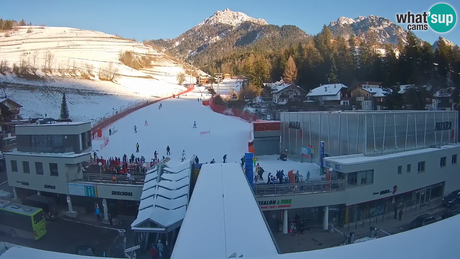 Kronplatz spletna kamera Miara spodnja postaja