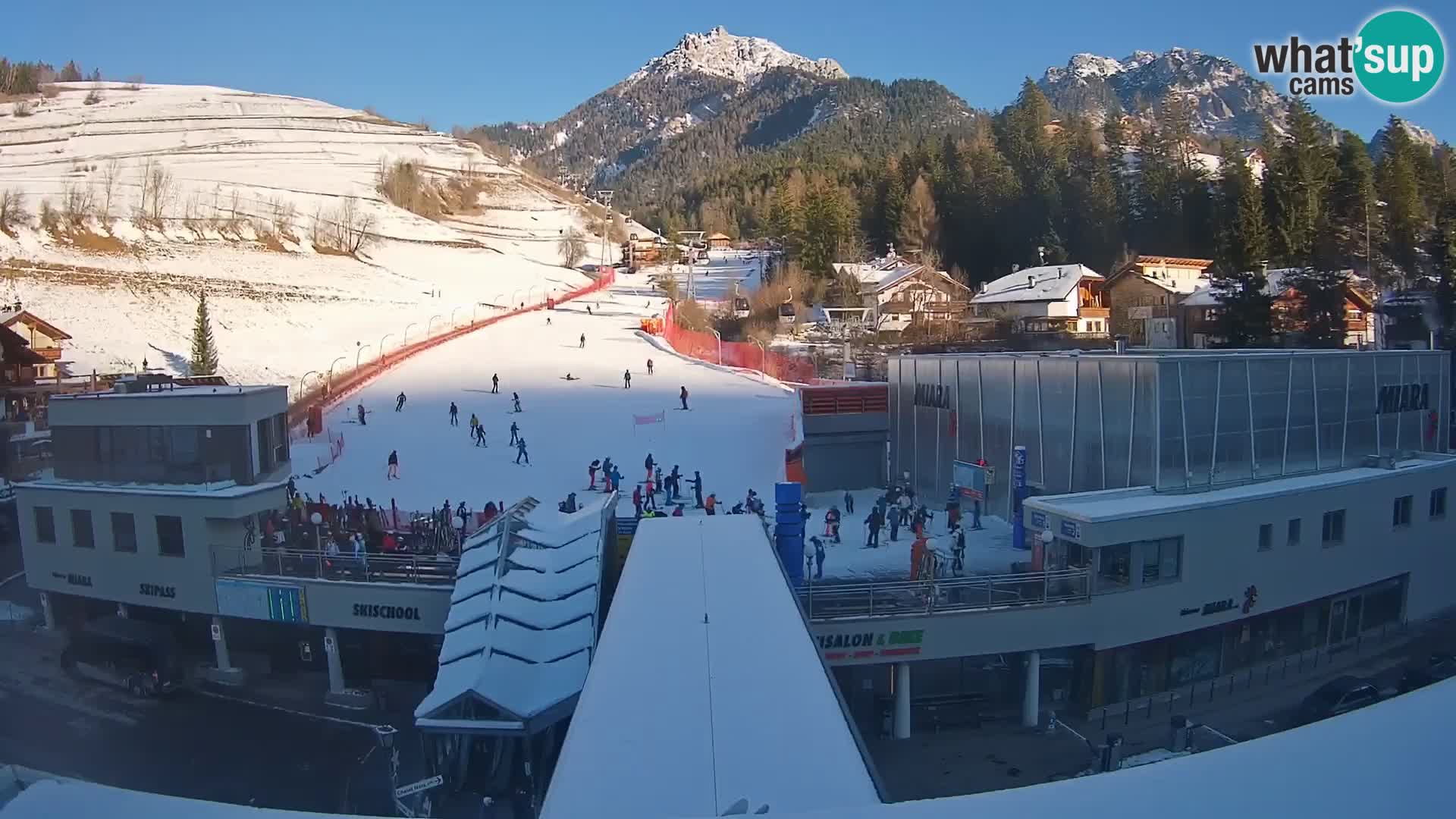 Plan de Corones Kronplatz Miara webcam en vivo – estación de valle