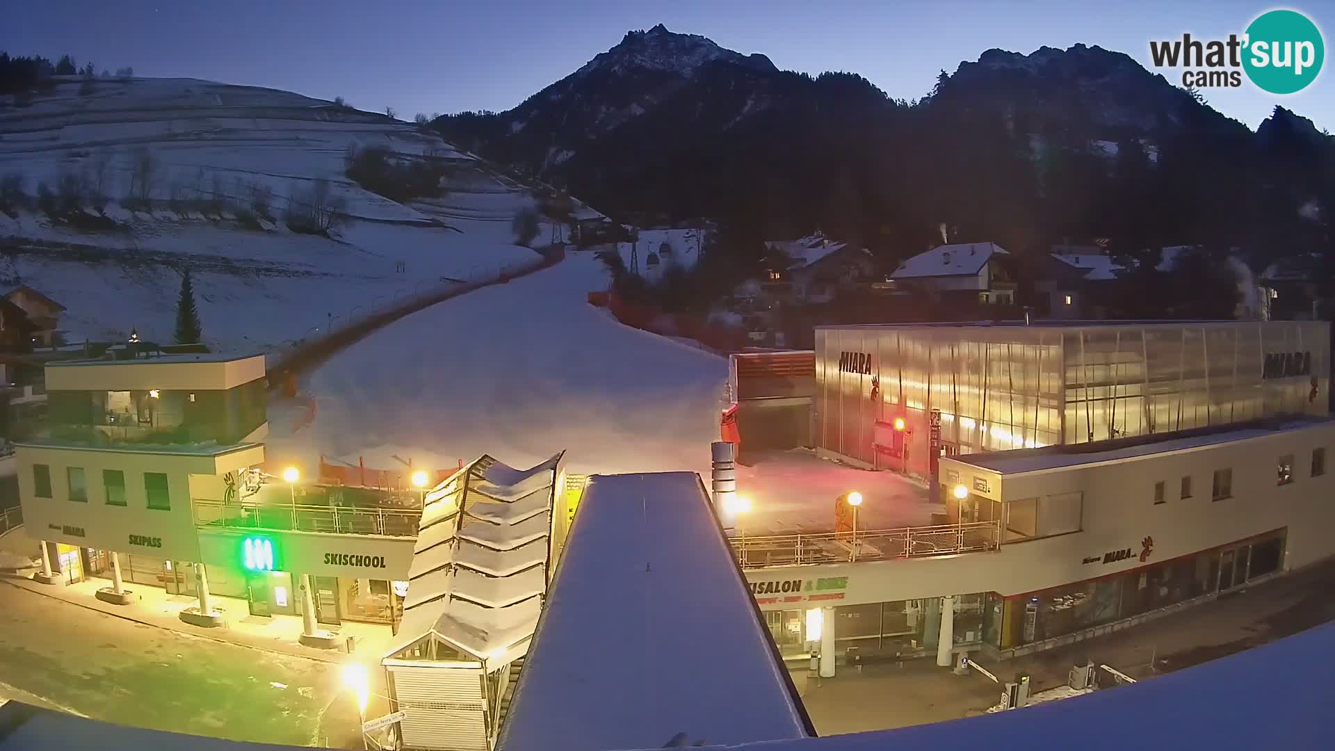 Kronplatz spletna kamera Miara spodnja postaja