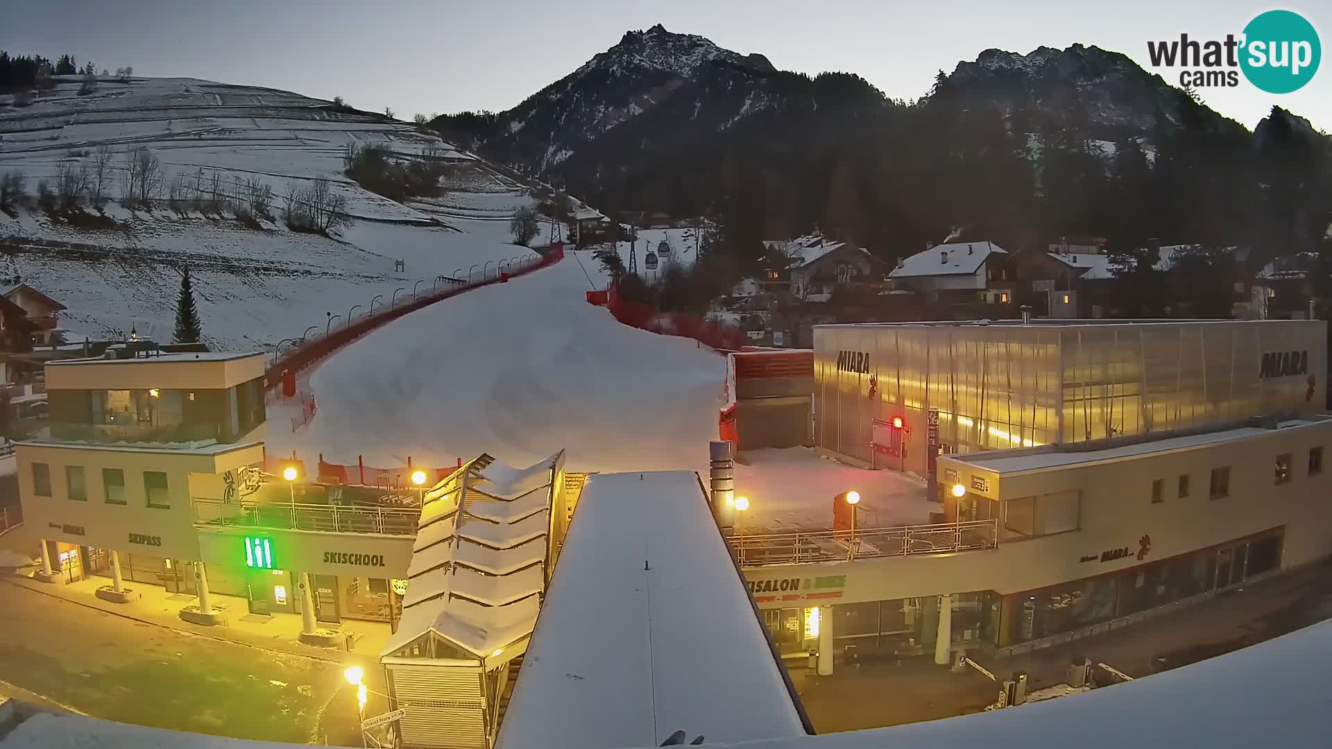 Plan de Corones Kronplatz Miara webcam en vivo – estación de valle