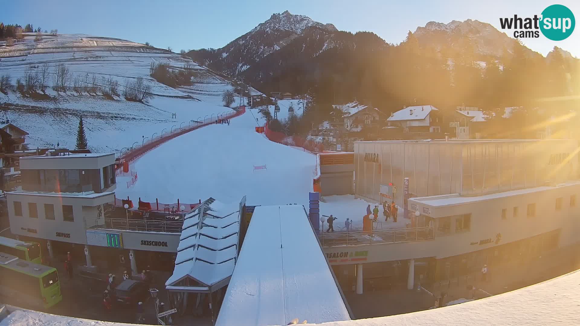 Kronplatz spletna kamera Miara spodnja postaja