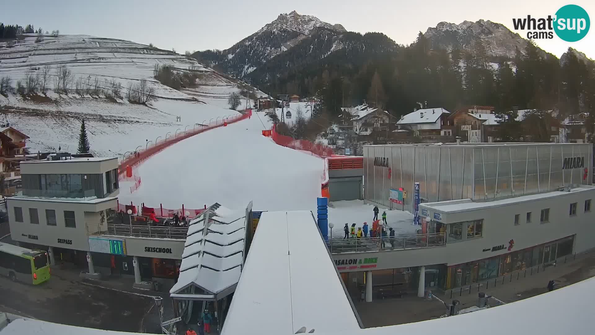 Plan de Corones Kronplatz Miara webcam en vivo – estación de valle