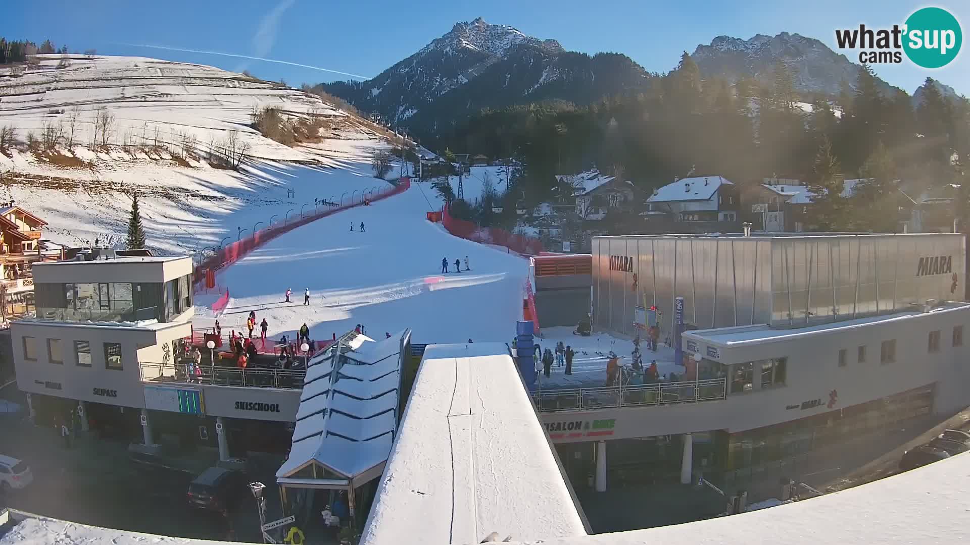 Plan de Corones Kronplatz Miara webcam en vivo – estación de valle