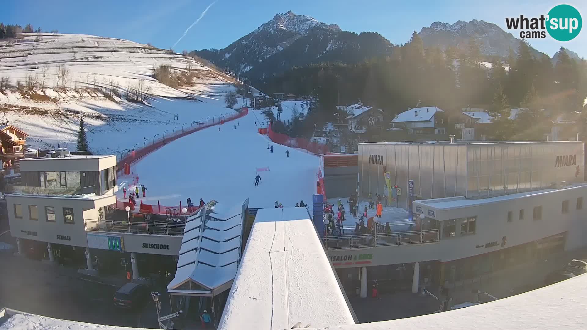 Plan de Corones Kronplatz Miara webcam en vivo – estación de valle