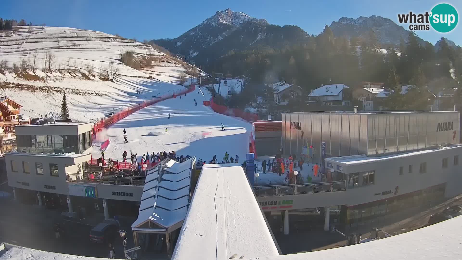 Plan de Corones Kronplatz Miara webcam en vivo – estación de valle