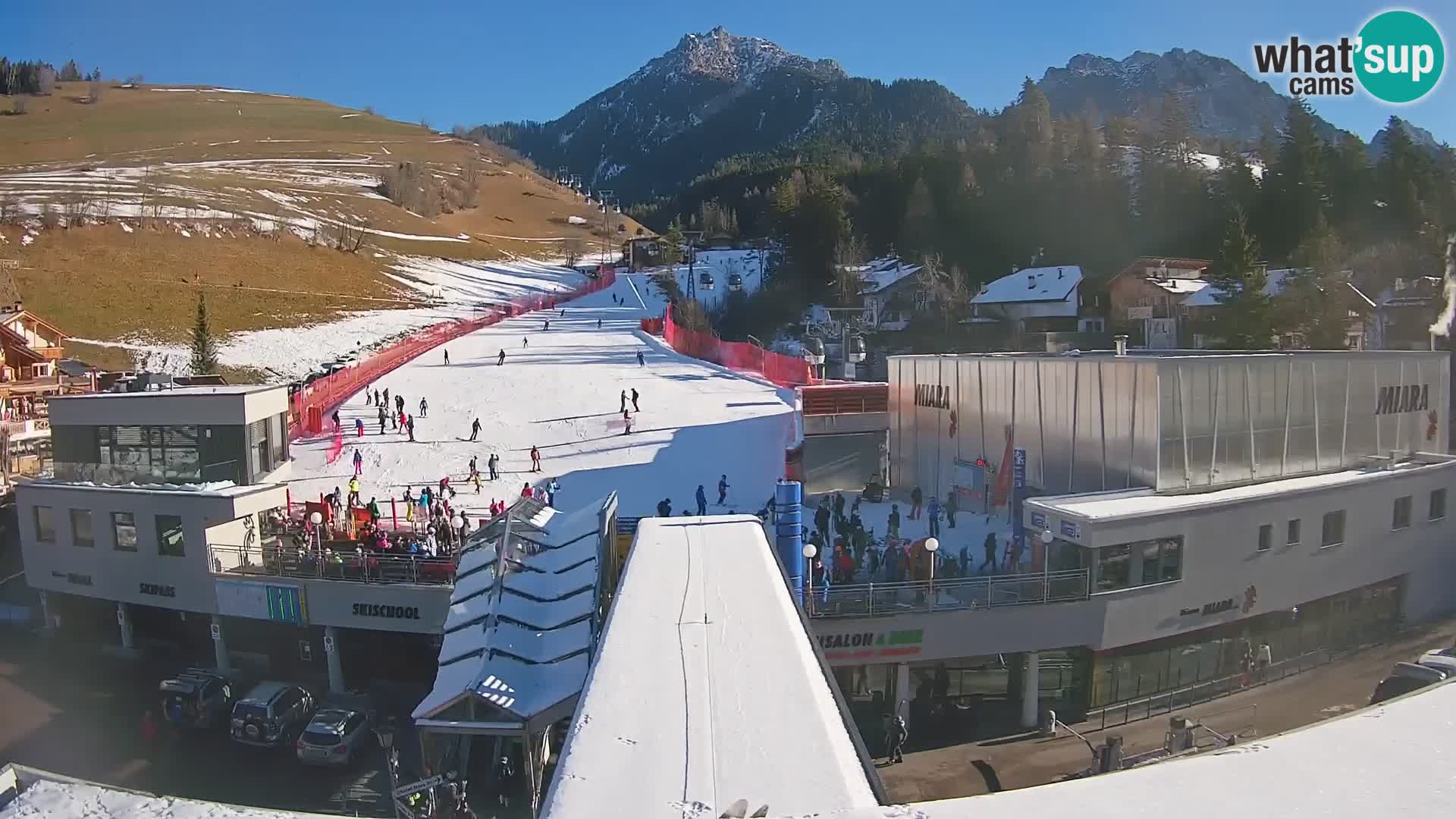 Plan de Corones Kronplatz Miara webcam en vivo – estación de valle