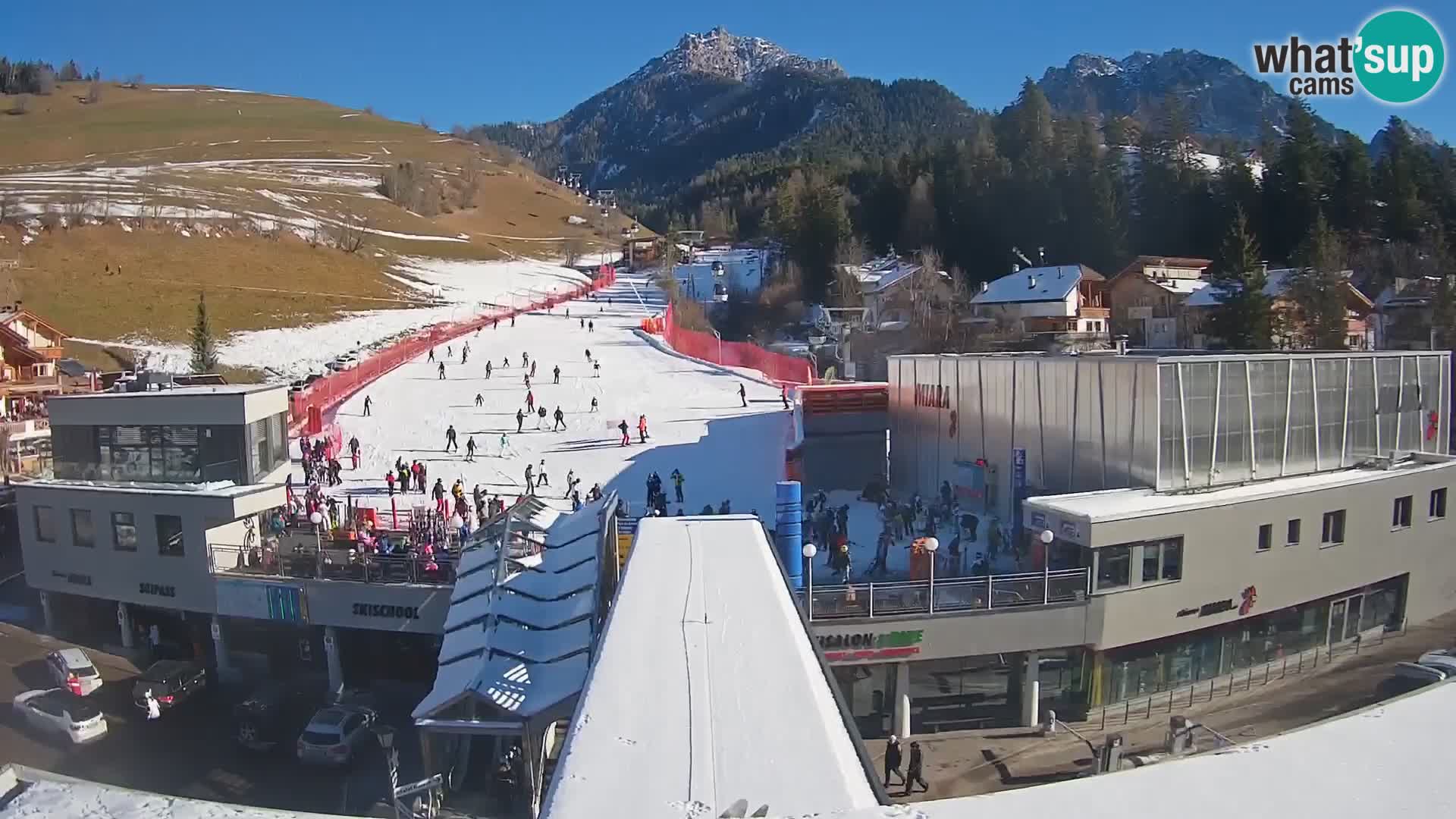 Plan de Corones Kronplatz Miara webcam en vivo – estación de valle