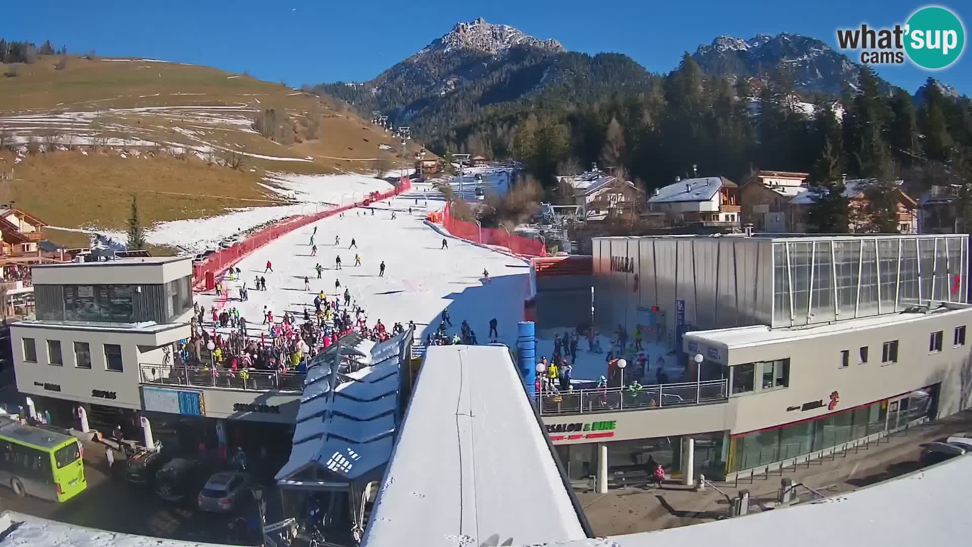 Plan de Corones Kronplatz Miara webcam en vivo – estación de valle