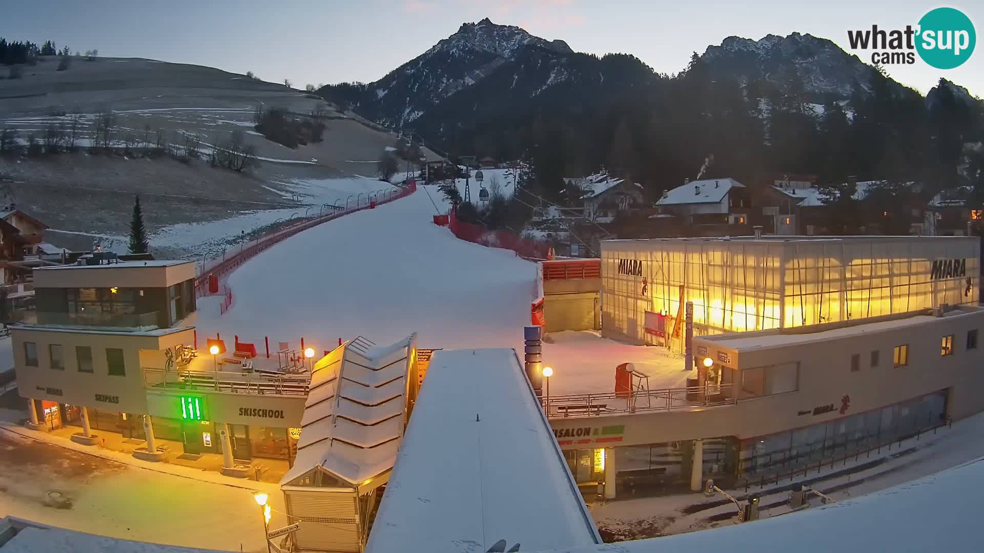 Plan de Corones Kronplatz Miara webcam en vivo – estación de valle