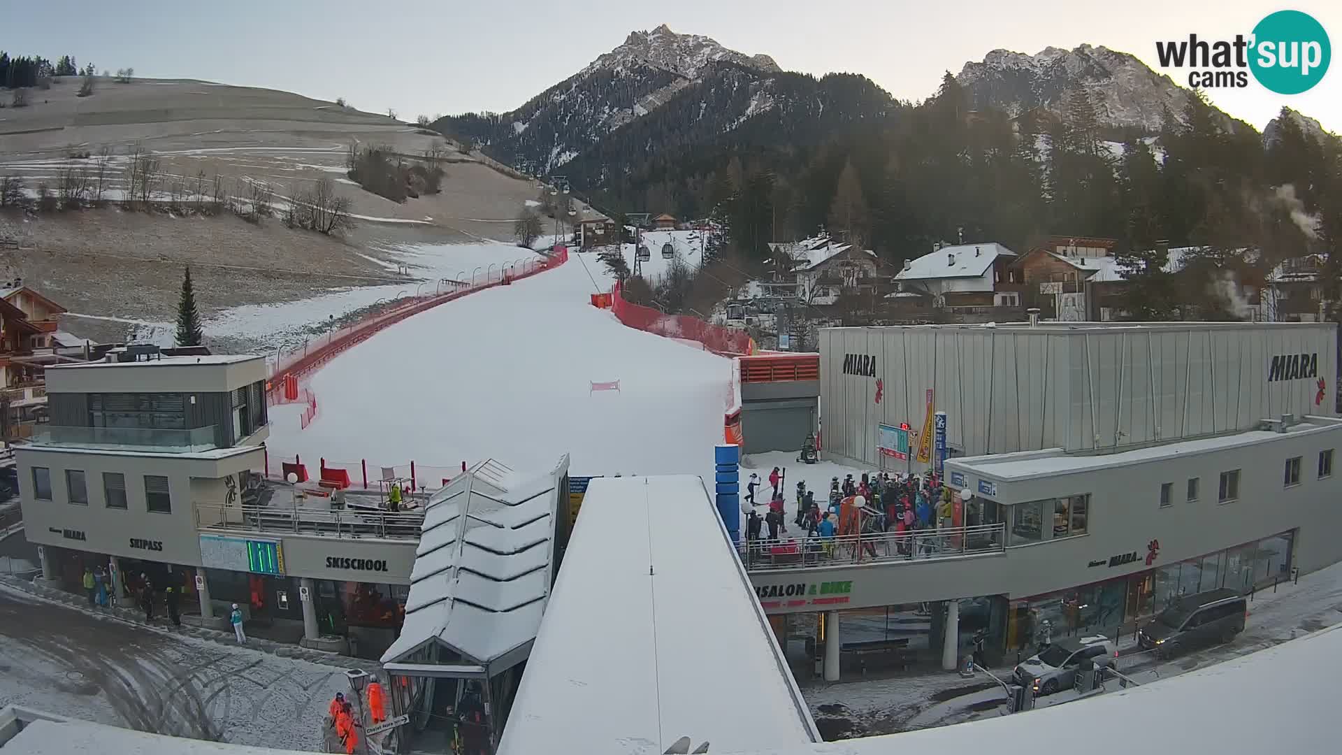 Kronplatz spletna kamera Miara spodnja postaja