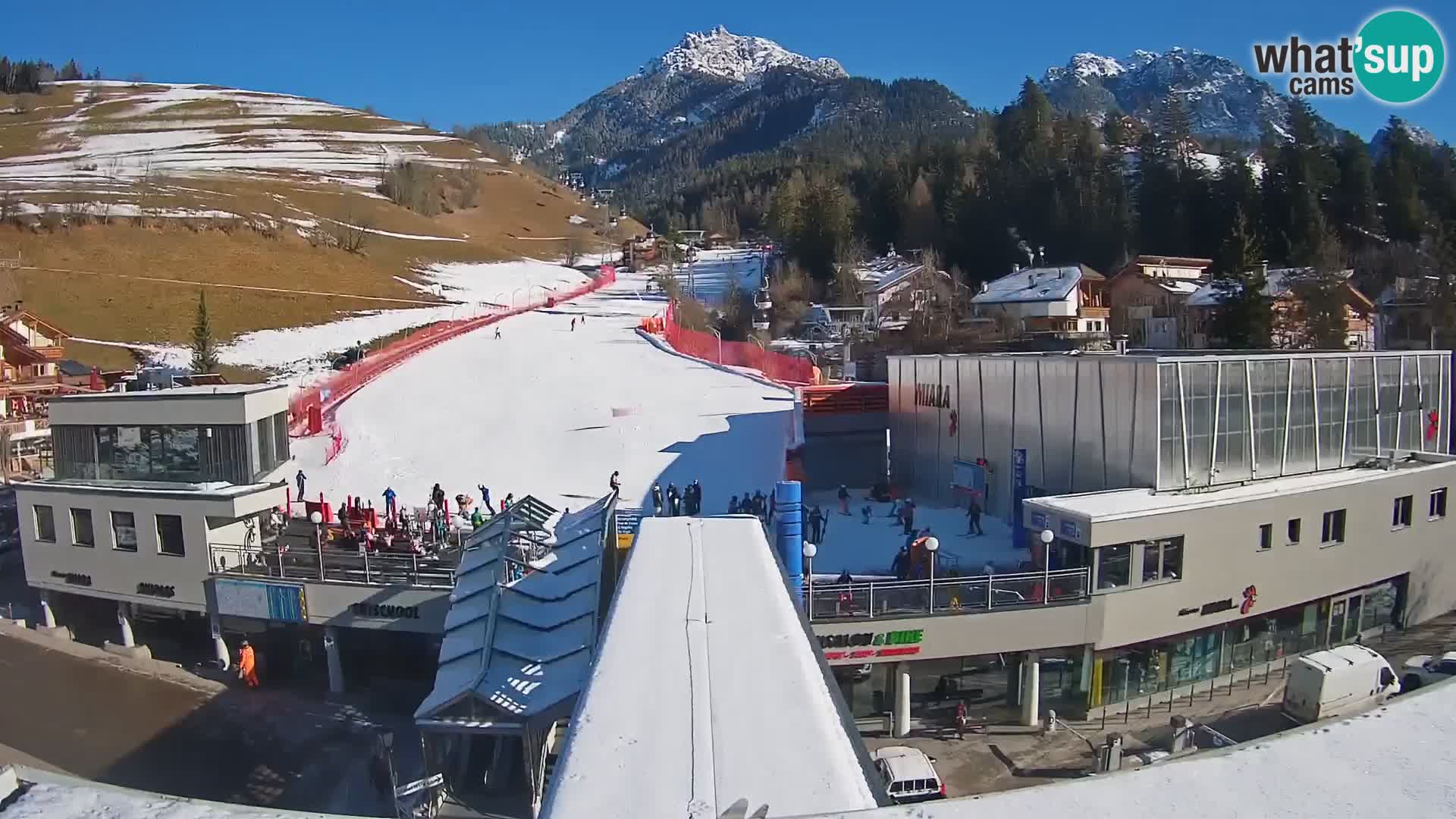 Kronplatz spletna kamera Miara spodnja postaja