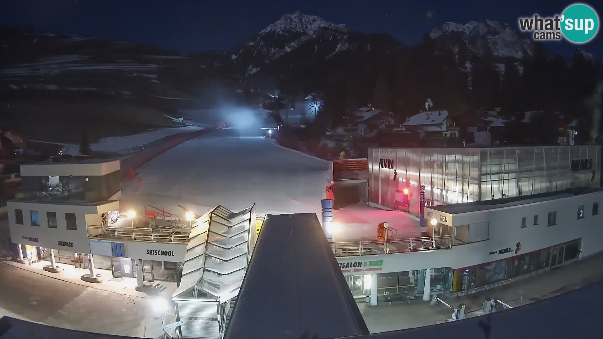 Plan de Corones Kronplatz Miara webcam en vivo – estación de valle