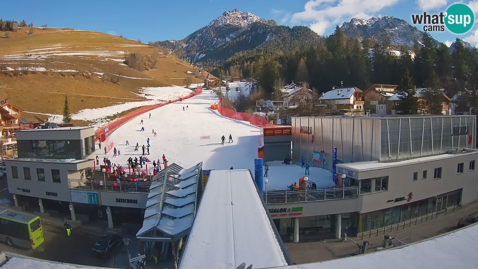 Kronplatz webcam Valley sation of Miara