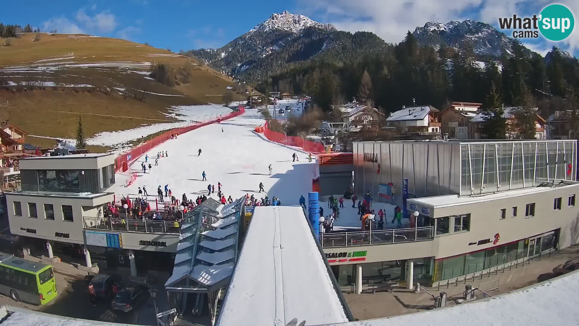 Kronplatz webcam Valley sation of Miara