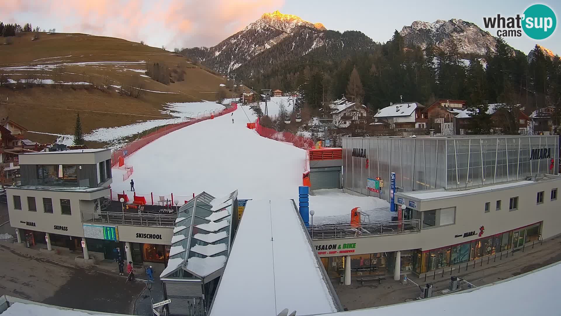 Kronplatz webcam Valley sation of Miara